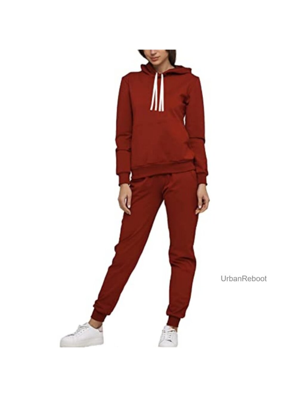 JIHUILAI Women's 2-Piece Sweatsuit Tracksuit Set Long Sleeve Sweatpants
